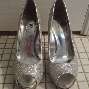Silver heels